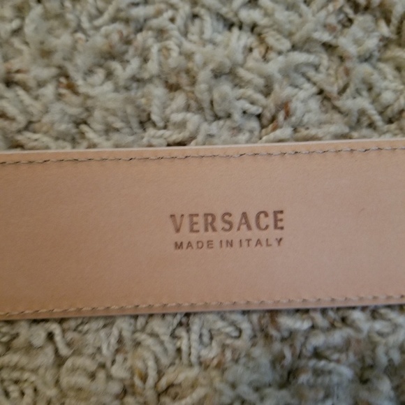 NWT GIANNI VERSACE Women Belt Peach/Nude main image 8